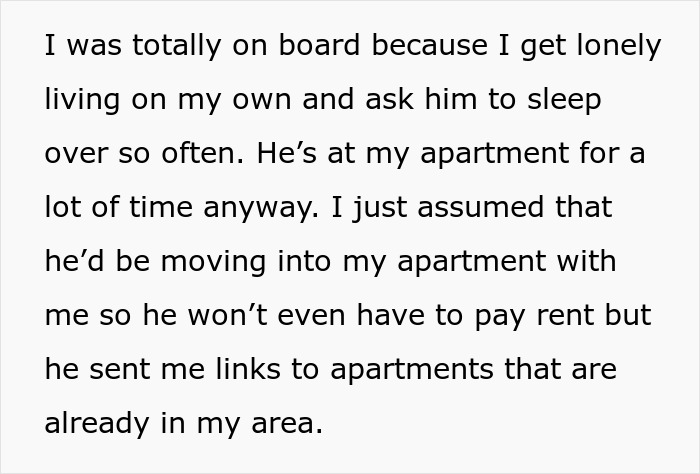 Woman Shares Why Her BF Refuses To Move Into Her Apartment, Internet Instantly Spot Red Flags