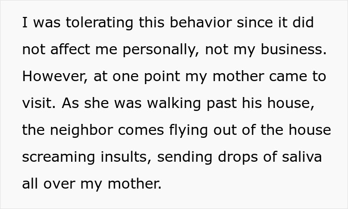 Neighbor Who Thinks He Owns The Street Starts Insulting The Wrong Man's Mother And Soon Regrets It Neighbor Who Thinks He Owns The Street Starts Insulting The Wrong Man's Mother And Soon Regrets It