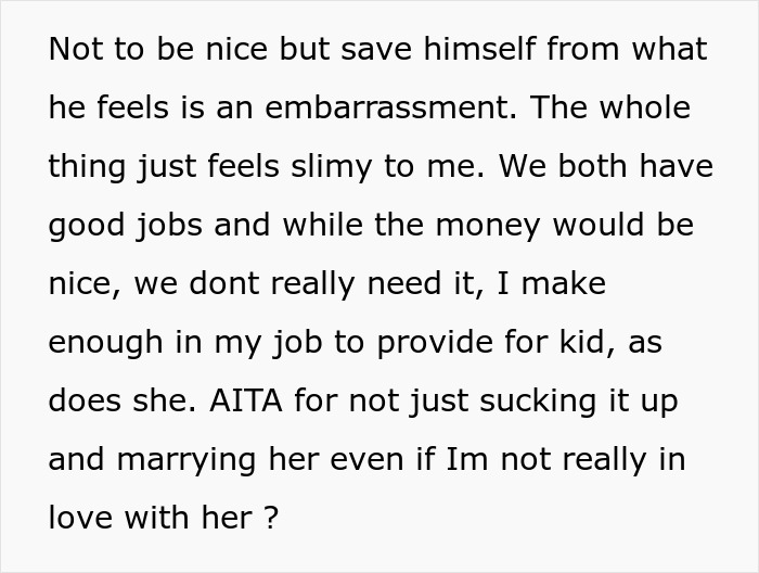 Man Asks If He&rsquo;s A Jerk For Not Loving His Pregnant Wife-To-Be, Netizens Validate His Feelings