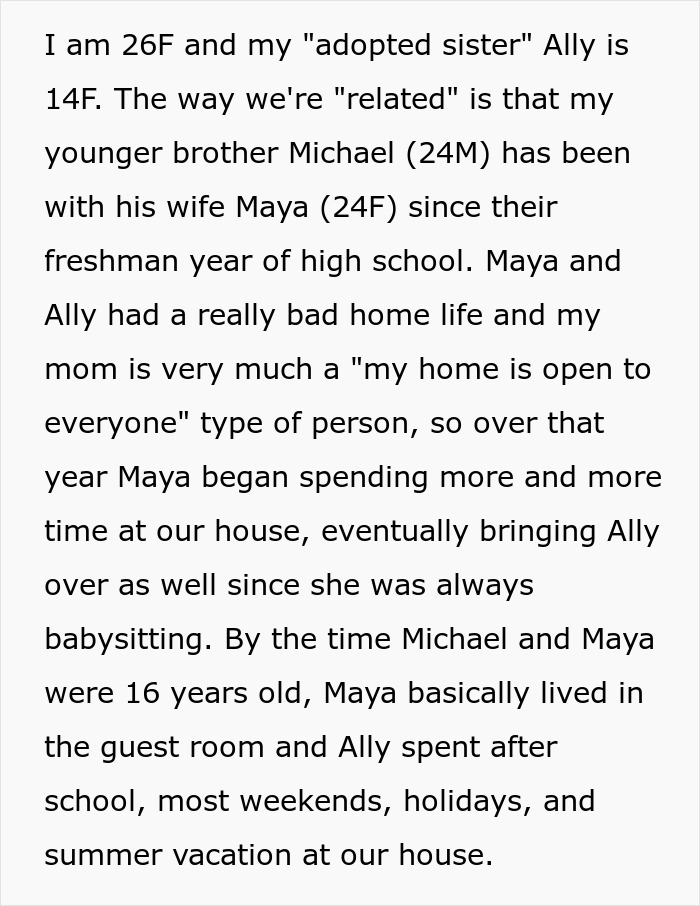 Woman Doesn’t See Girl Her Parents Took In As Family, Wants Family Wedding Picture Without Her Woman Doesn’t See Girl Her Parents Took In As Family, Wants Family Wedding Picture Without Her