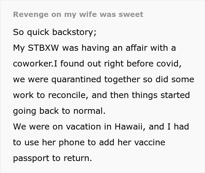 Husband Figures Out Wife Is Cheating During Their Trip, Gets His Revenge On The Long Flight Back Husband Figures Out Wife Is Cheating During Their Trip, Gets His Revenge On The Long Flight Back