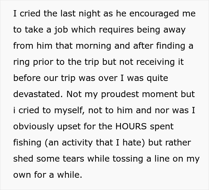 Woman Feels Guilty She Won't Be Able To Get Over Awful Proposal, People Tell Her To Run Woman Feels Guilty She Won't Be Able To Get Over Awful Proposal, People Tell Her To Run