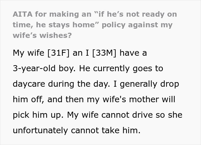 Guy With 2 Jobs Starts Simply Leaving When His Jobless Wife Can’t Get Son Ready In Time For Daycare Guy With 2 Jobs Starts Simply Leaving When His Jobless Wife Can’t Get Son Ready In Time For Daycare
