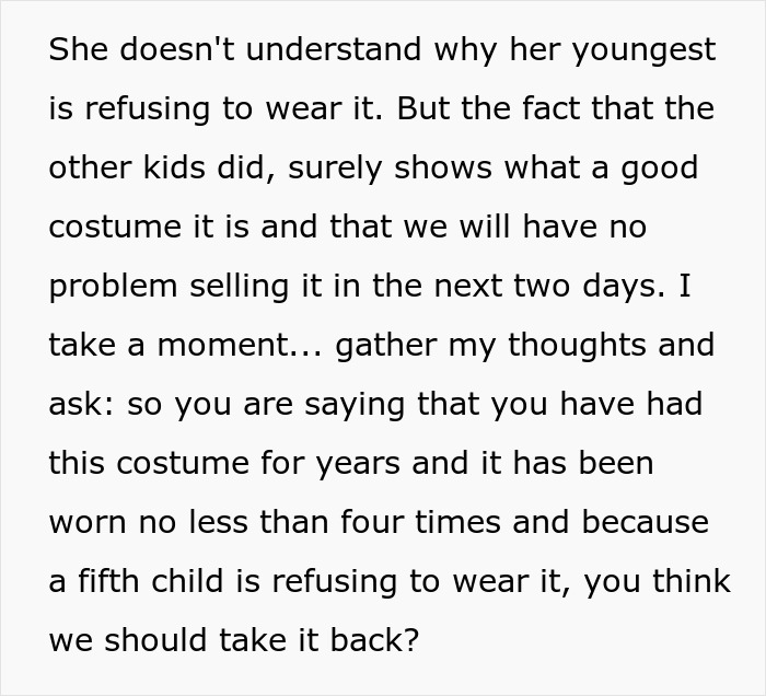 "She Was The Most Delusional Customer I Ever Had": Retail Tale About Return Of Used Costume "She Was The Most Delusional Customer I Ever Had": Retail Tale About Return Of Used Costume