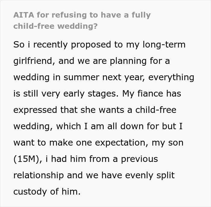 People Tell This Dad To Run From Fiancée After She Freaked Out Over His Son Being In The Wedding People Tell This Dad To Run From Fiancée After She Freaked Out Over His Son Being In The Wedding