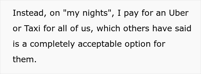 Person Enjoys Drinks On Their DD Nights As They Can’t Operate A Vehicle, Gets Under A Friend’s Skin Person Enjoys Drinks On Their DD Nights As They Can’t Operate A Vehicle, Gets Under A Friend’s Skin