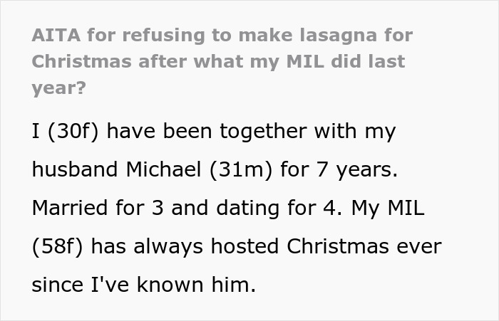 Woman Refuses To Make Signature Christmas Meal As MIL Threw It Away Last Year And Never Apologized Woman Refuses To Make Signature Christmas Meal As MIL Threw It Away Last Year And Never Apologized
