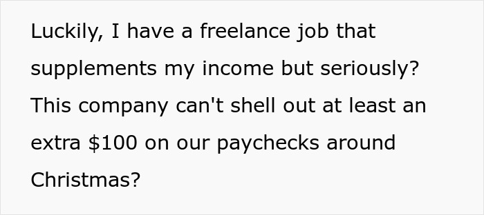 Employee Shares Their Frustration After Finding Out Company Doesn’t Pay For Christmas Break Employee Shares Their Frustration After Finding Out Company Doesn’t Pay For Christmas Break