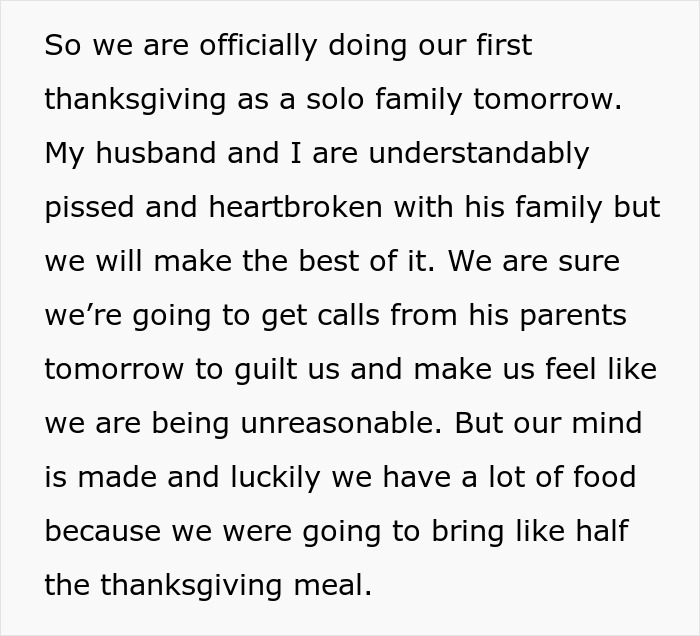 “[Am I The Jerk] For Refusing To Bring My Daughter To Her Grandparents’ House On Thanksgiving?”