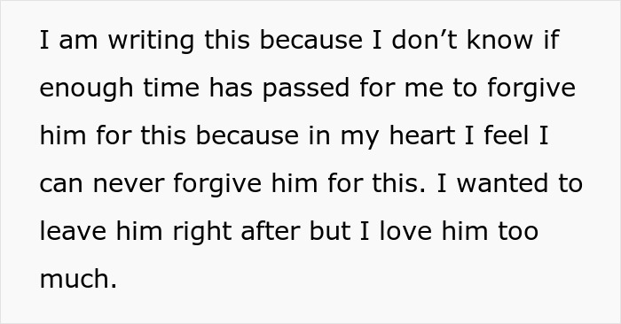 Woman Says She Can't Forgive Husband For Their Wedding Day, Even After 3 Months, Asks For Advice Woman Says She Can't Forgive Husband For Their Wedding Day, Even After 3 Months, Asks For Advice
