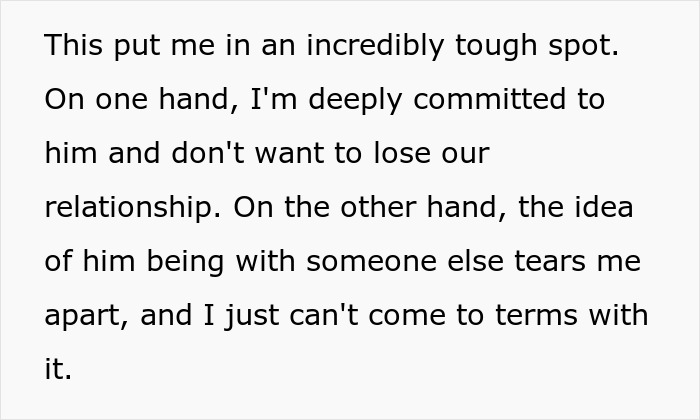 "Don't Want To Lose Our Relationship": GF Refuses Open Relationship, Drama Ensues "Don't Want To Lose Our Relationship": GF Refuses Open Relationship, Drama Ensues