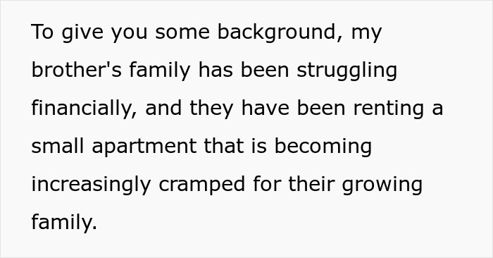 Guy Refuses To Trade Homes With His Brother Just Because He Has A Big Family Guy Refuses To Trade Homes With His Brother Just Because He Has A Big Family