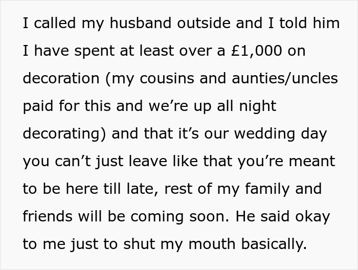 Woman Says She Can't Forgive Husband For Their Wedding Day, Even After 3 Months, Asks For Advice Woman Says She Can't Forgive Husband For Their Wedding Day, Even After 3 Months, Asks For Advice