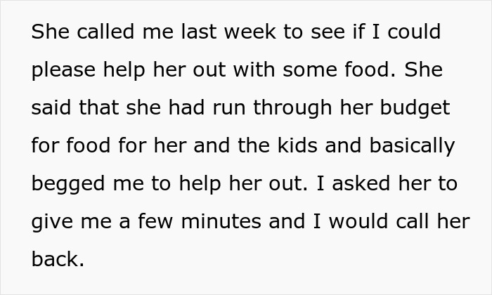 Woman Asks Ex For Money Because She And The Kids Are Out Of Food, Flips Out When He Refuses