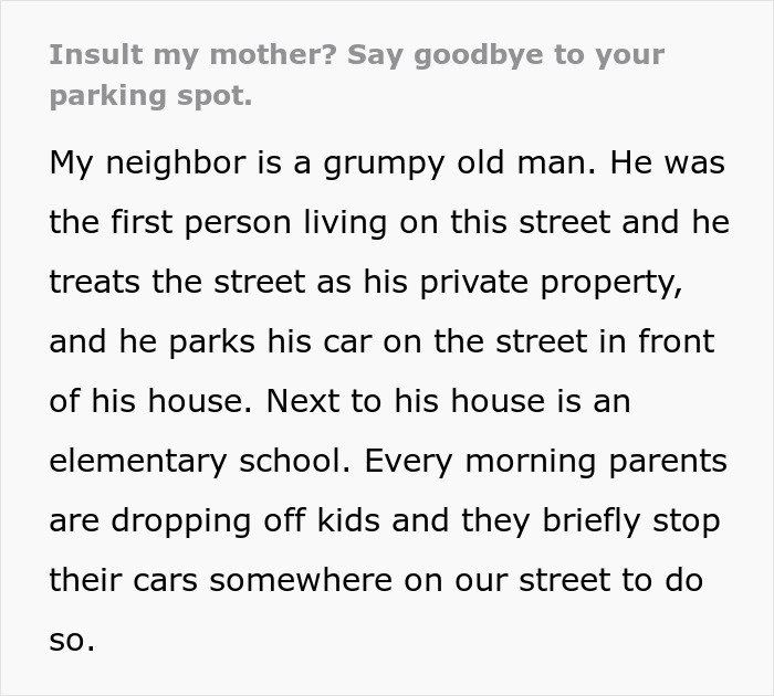 Neighbor Who Thinks He Owns The Street Starts Insulting The Wrong Man's Mother And Soon Regrets It Neighbor Who Thinks He Owns The Street Starts Insulting The Wrong Man's Mother And Soon Regrets It