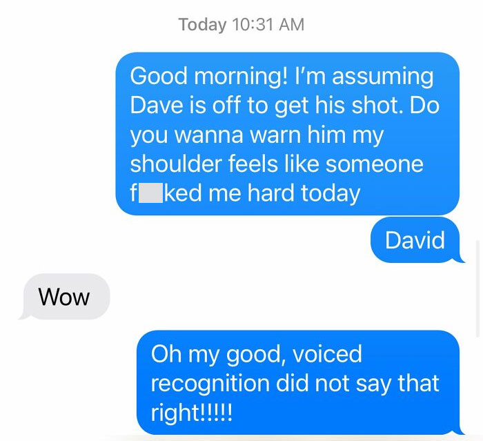 Autocorrect Seriously Failed Me Today..... Sent This To My Mom.....should Have Said So You Want To Warn Him My Shoulder Feels Like Someone Socked Me Hard