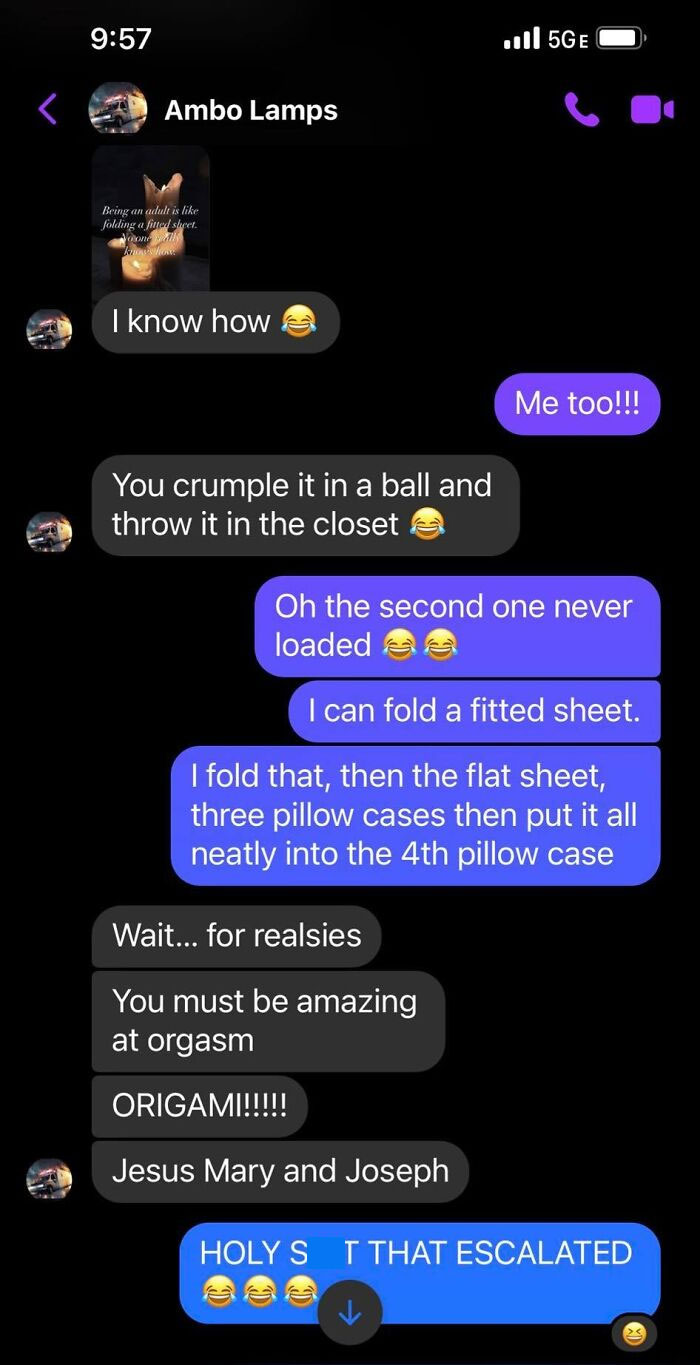 When You’re Having A Conversation With A Base Supervisor From Another Company About Fitted Sheets And There’s The Most Epic Fail Ever