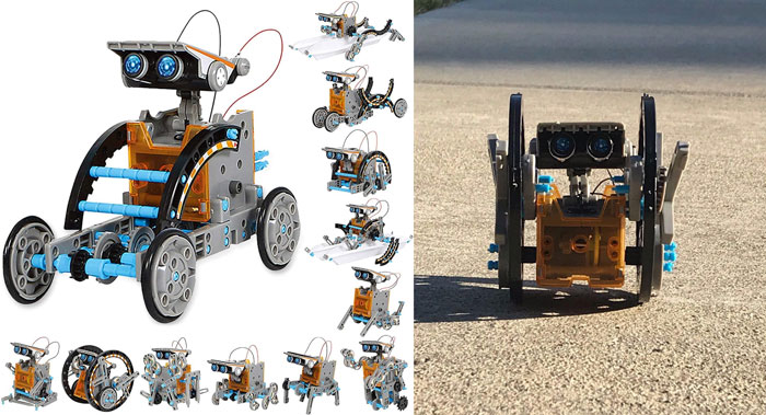 Stem 12-In-1 Education Solar Robot: A creatively challenging and eco-friendly gift guaranteed to spark 12-year-olds' curiosity about robotics, mechanics, and renewable energy.