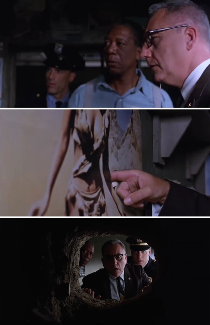 One Of My Faves Is When These Dudes Realize Where Andy Went. (The Shawshank Redemption)