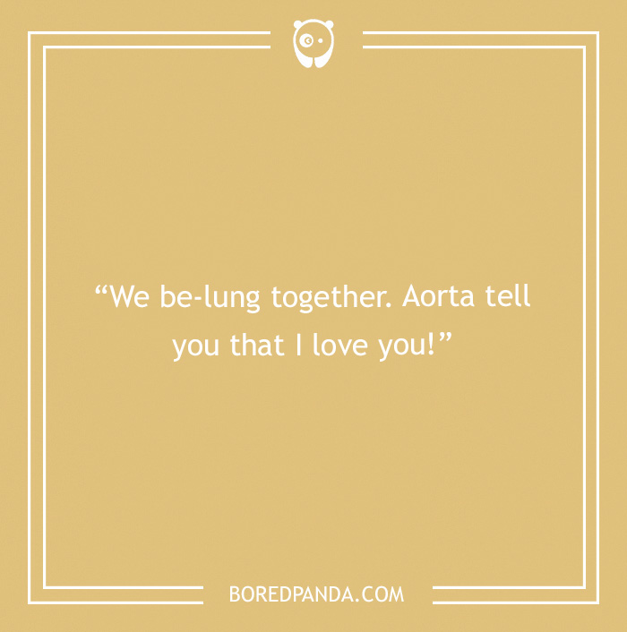 Biology joke about lung and aorta 