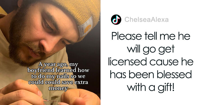 Man Learns Nail Art In A Bid To Save Girlfriend’s Money, Becomes A ProMan Learns Nail Art In A Bid To Save Girlfriend’s Money, Becomes A Pro