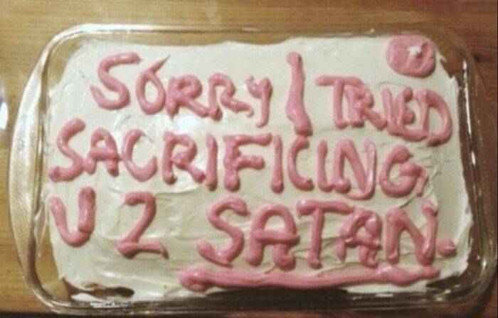 Did Satan Get A Cake Saying "Sorry I Effed Up That Sacrifice!"?