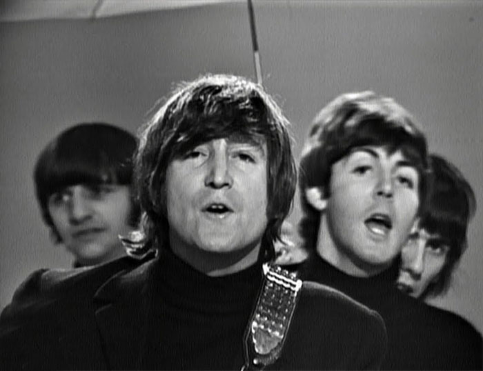 Moment from The Beatles music video
