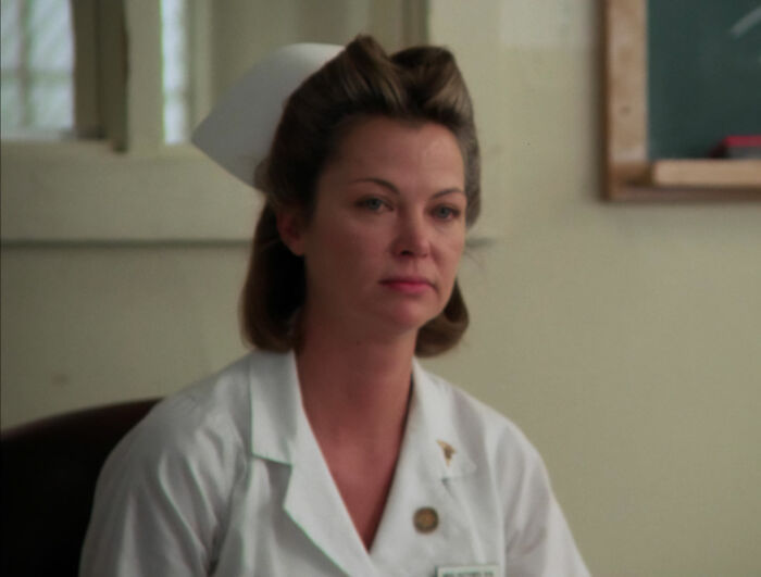 Nurse Ratched looking from One Flew Over the Cuckoo's Nest