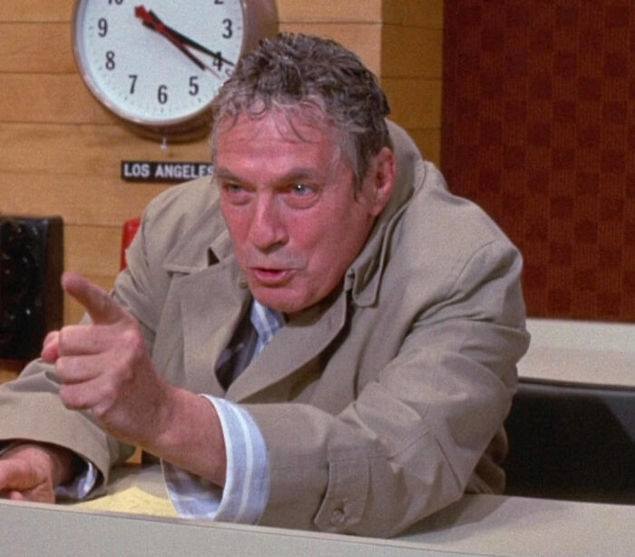 Howard Beale pointing at Network