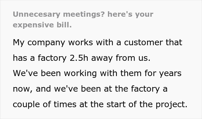 Company Sends Client Expensive Bill After Being Forced To Attend Meeting