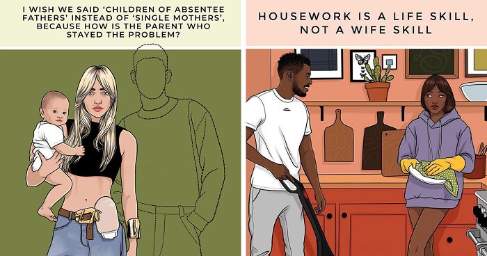 25 Illustrations About Femininity, Body Image, And Other Issues Women Face Every Day