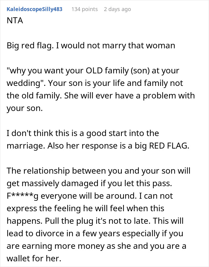 People Tell This Dad To Run From Fiancée After She Freaked Out Over His Son Being In The Wedding People Tell This Dad To Run From Fiancée After She Freaked Out Over His Son Being In The Wedding