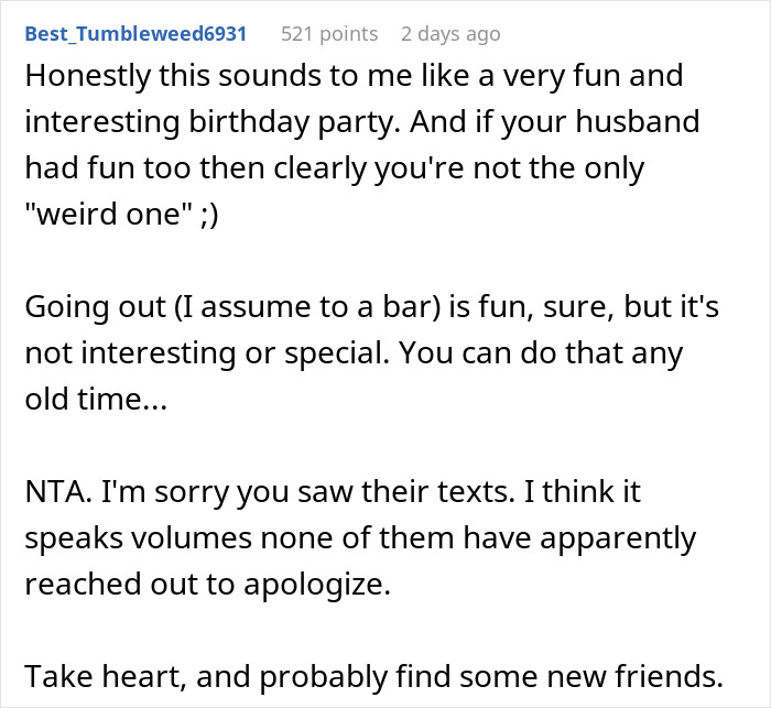 Woman Finds Out Her Friends Hated Her Birthday Parties From Accidental Texts Woman Finds Out Her Friends Hated Her Birthday Parties From Accidental Texts