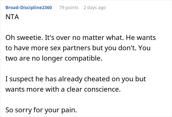 "Don't Want To Lose Our Relationship": GF Refuses Open Relationship, Drama Ensues "Don't Want To Lose Our Relationship": GF Refuses Open Relationship, Drama Ensues
