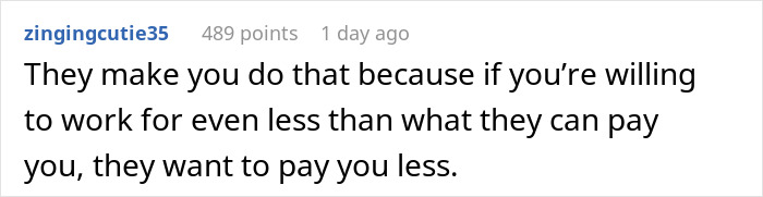 “The Problem Is, You Already Gave Your Number”: Candidate Furious With Company’s Interview Process “The Problem Is, You Already Gave Your Number”: Candidate Furious With Company’s Interview Process
