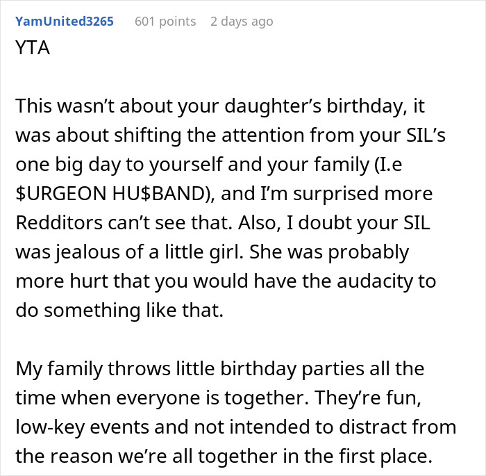 Woman Throws Kid's B-Day Party A Day After SIL's Wedding, Sparks Debate On Whether It's Appropriate Woman Throws Kid's B-Day Party A Day After SIL's Wedding, Sparks Debate On Whether It's Appropriate