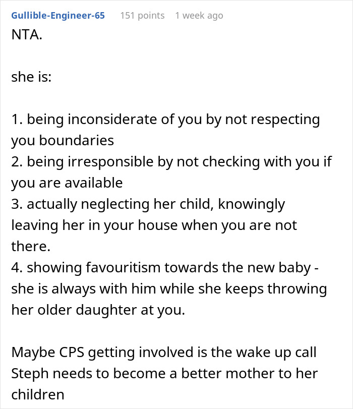 “She Burst Into Tears And Begged Me To Help”: Woman Threatens To Call CPS On Sister-In-Law “She Burst Into Tears And Begged Me To Help”: Woman Threatens To Call CPS On Sister-In-Law