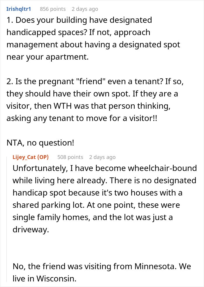 “I Sat There Completely Dumbfounded”: Handicapped Person Astounded By Their Neighbor’s Request “I Sat There Completely Dumbfounded”: Handicapped Person Astounded By Their Neighbor’s Request