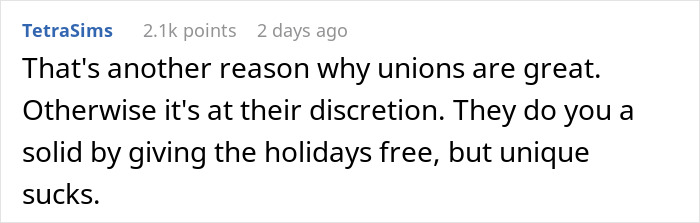 Employee Shares Their Frustration After Finding Out Company Doesn’t Pay For Christmas Break Employee Shares Their Frustration After Finding Out Company Doesn’t Pay For Christmas Break