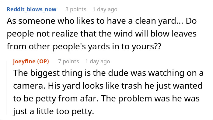 Neighbor Calls Police Because Of A Few Leaves, Regrets It After This Guy Gets Revenge Neighbor Calls Police Because Of A Few Leaves, Regrets It After This Guy Gets Revenge