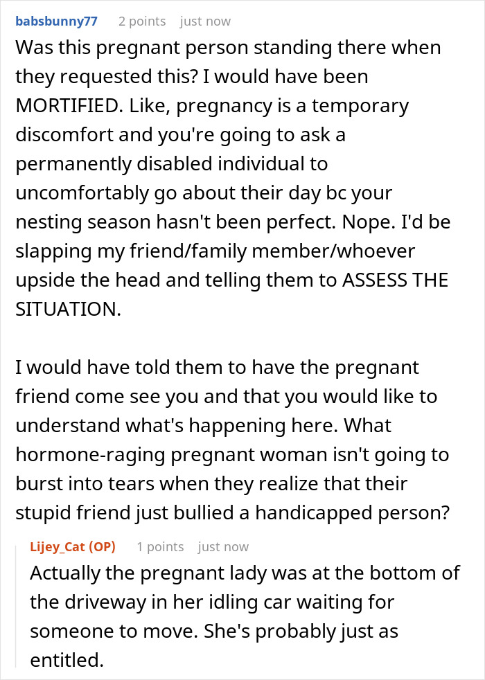 “I Sat There Completely Dumbfounded”: Handicapped Person Astounded By Their Neighbor’s Request “I Sat There Completely Dumbfounded”: Handicapped Person Astounded By Their Neighbor’s Request