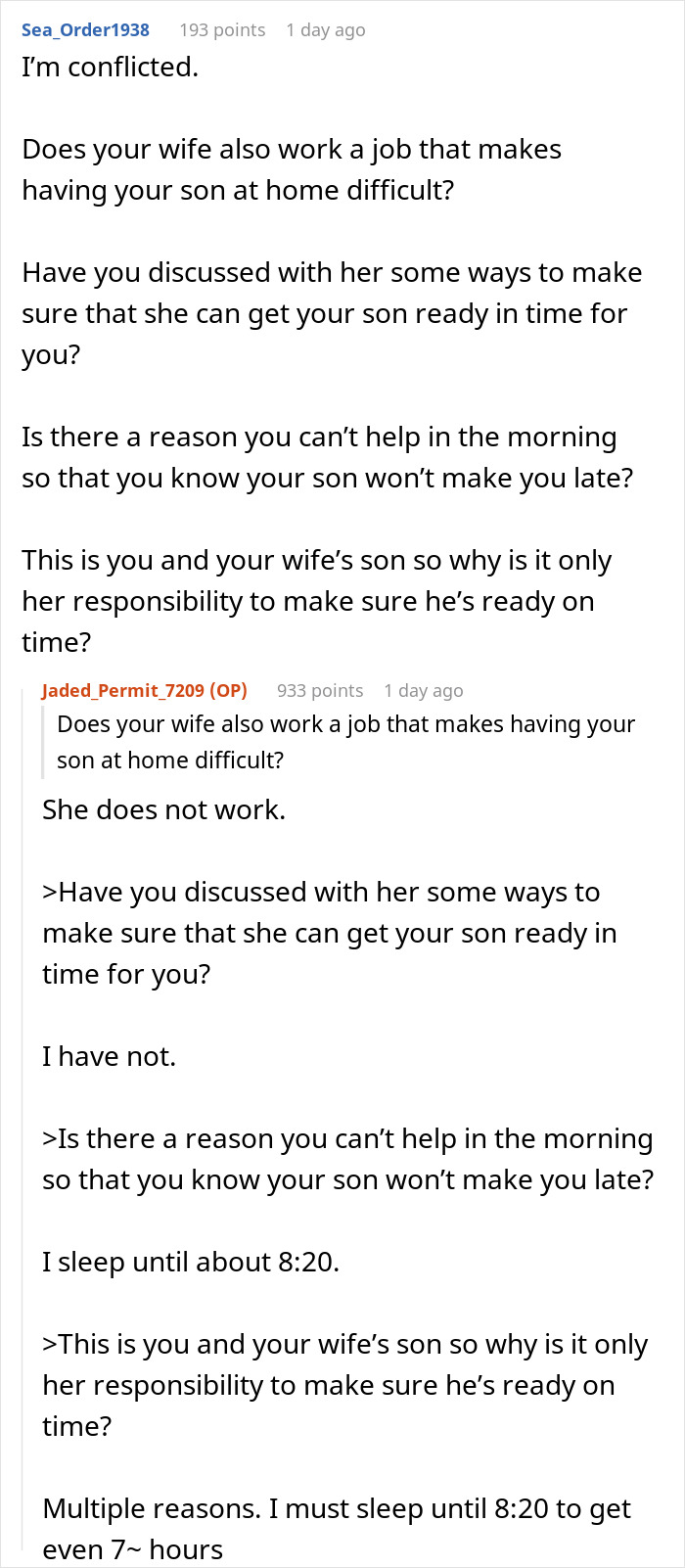 Guy With 2 Jobs Starts Simply Leaving When His Jobless Wife Can’t Get Son Ready In Time For Daycare Guy With 2 Jobs Starts Simply Leaving When His Jobless Wife Can’t Get Son Ready In Time For Daycare