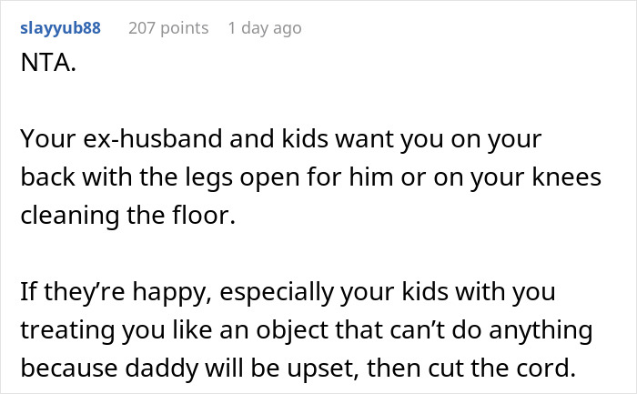 “I Was Blamed For Ruining Dad”: Mom Done Catering To Ex’s Happiness, Gives Kids An Ultimatum “I Was Blamed For Ruining Dad”: Mom Done Catering To Ex’s Happiness, Gives Kids An Ultimatum