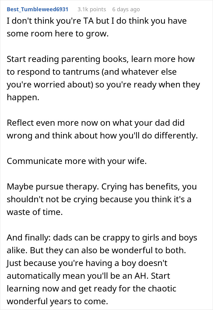 Woman Catches Husband Crying After Gender Reveal, Sends Him To Sleep On The Couch Woman Catches Husband Crying After Gender Reveal, Sends Him To Sleep On The Couch