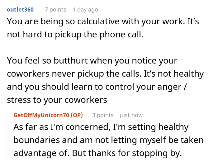 “I Unplugged My Phone”: Office Worker Fed Up After Answering Calls For A Colleague For 2 Years “I Unplugged My Phone”: Office Worker Fed Up After Answering Calls For A Colleague For 2 Years