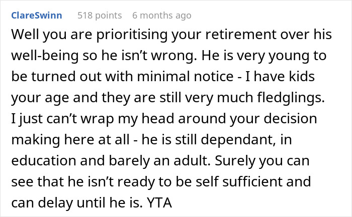 Parents Want To Downsize, Expect Their 19-Year-Old To Move Out Parents Want To Downsize, Expect Their 19-Year-Old To Move Out