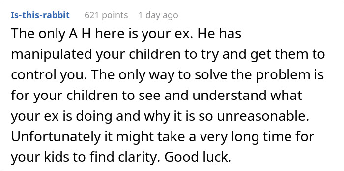 “I Was Blamed For Ruining Dad”: Mom Done Catering To Ex’s Happiness, Gives Kids An Ultimatum “I Was Blamed For Ruining Dad”: Mom Done Catering To Ex’s Happiness, Gives Kids An Ultimatum
