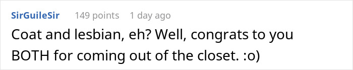 "The Jacket Fitted Me Perfectly": MIL Tries To Body Shame Woman, Regrets It "The Jacket Fitted Me Perfectly": MIL Tries To Body Shame Woman, Regrets It