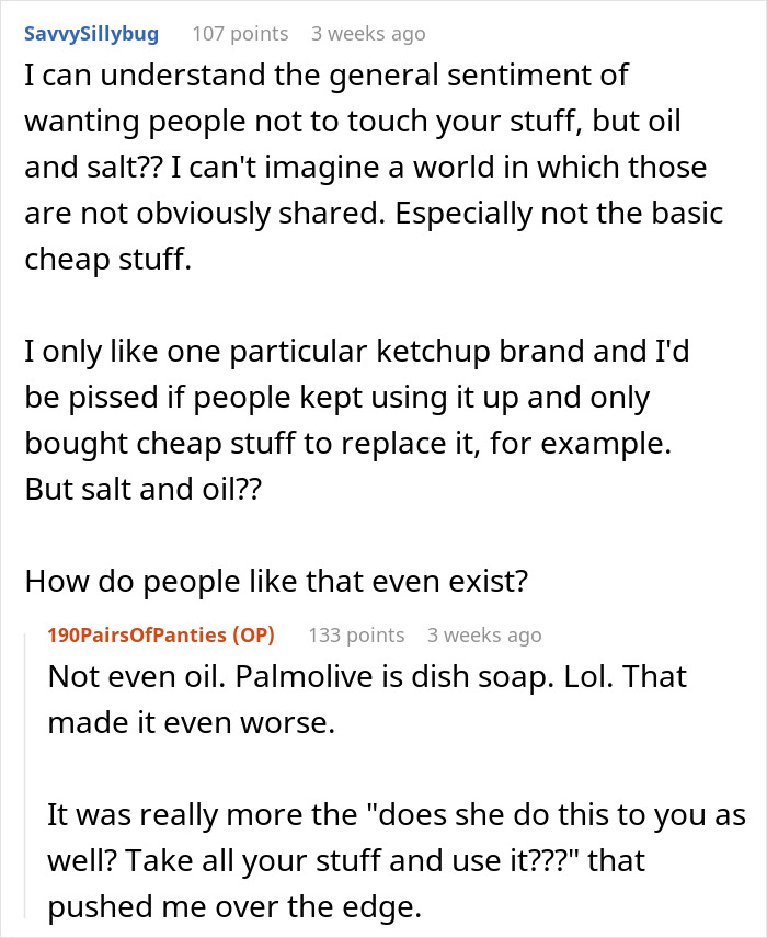 Woman Teaches Entitled Roommate How “Don’t Touch My Things And I Won’t Touch Yours” Really Works Woman Teaches Entitled Roommate How “Don’t Touch My Things And I Won’t Touch Yours” Really Works