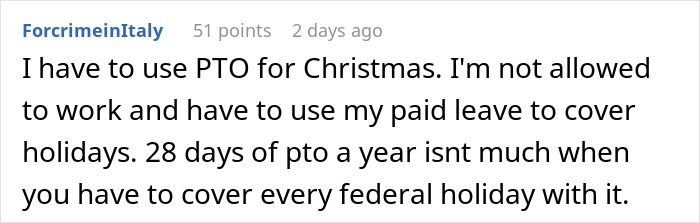 Employee Shares Their Frustration After Finding Out Company Doesn’t Pay For Christmas Break Employee Shares Their Frustration After Finding Out Company Doesn’t Pay For Christmas Break
